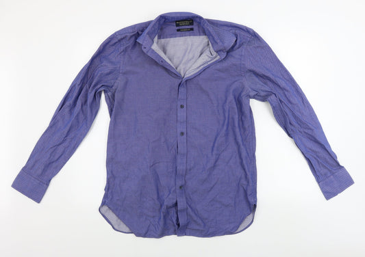 Hammond & CO  Mens Blue    Dress Shirt Size 16.5