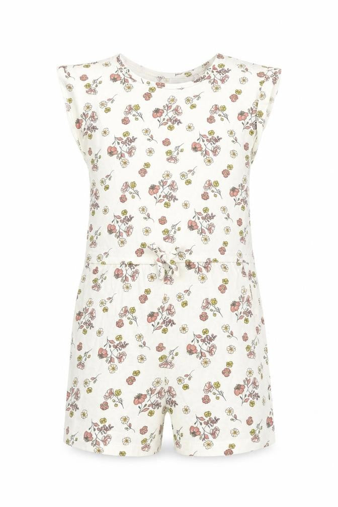 Primark  Girls White Floral  Jumpsuit One-Piece Size 2-3 Years