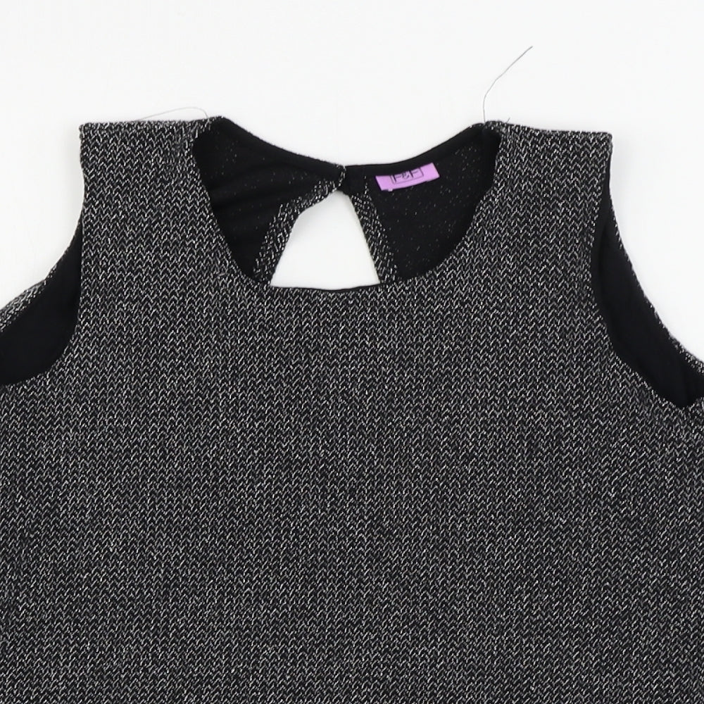 F&F  Girls Grey   Basic Blouse Size 12-13 Years
