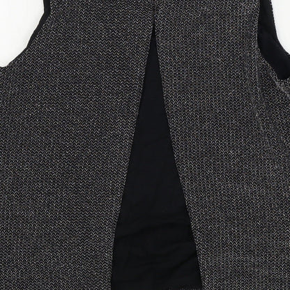 Brand and care label for F&F girls’ grey basic blouse, size 12-13, years