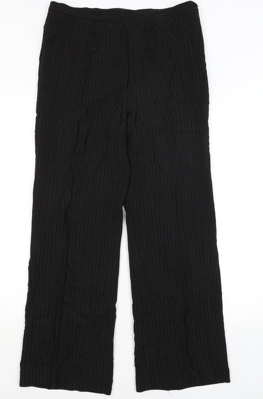 Jajina Womens Black   Trousers  Size 16 L28.5 in