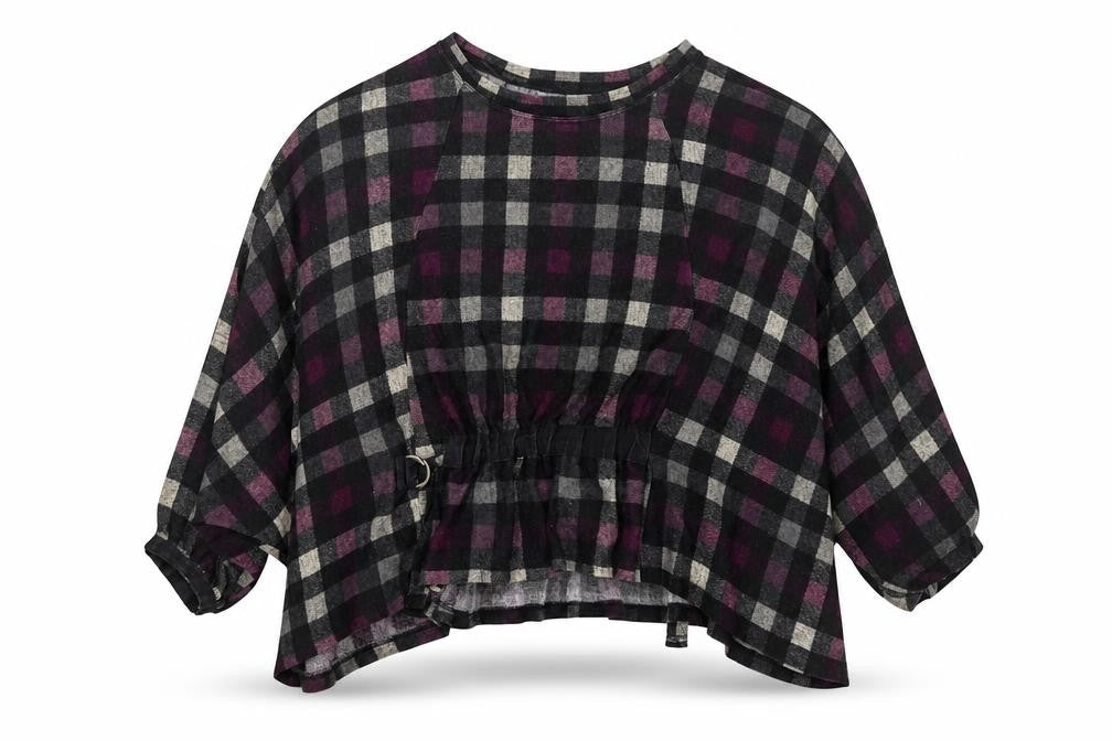 Zara Womens Black Check  Pullover Jumper Size M