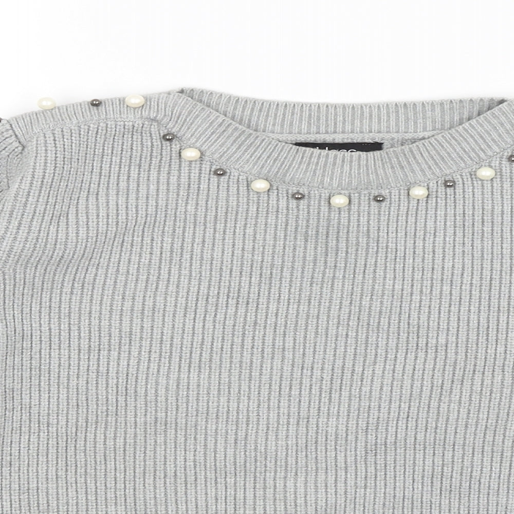 Klass Womens Grey   Pullover Jumper Size M