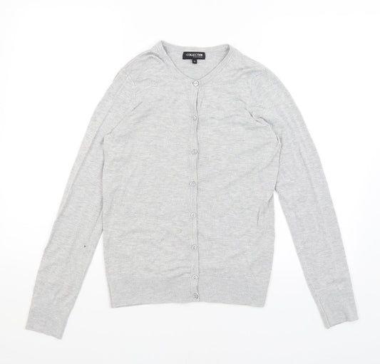 Collection Womens Grey   Cardigan Jumper Size 12