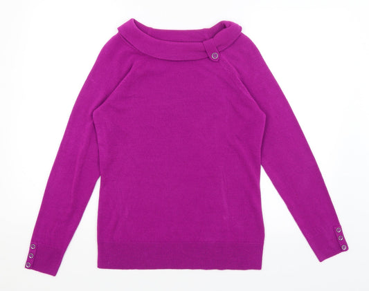 BHS Womens Purple   Pullover Jumper Size 10