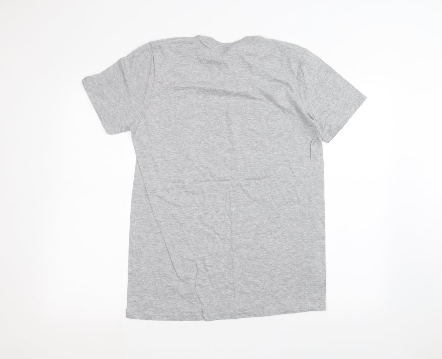 Gilden Womens Grey   Basic T-Shirt Size M