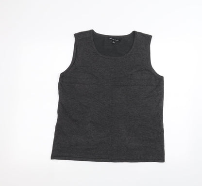 Cable & Gauge Womens Black   Basic Tank Size XL