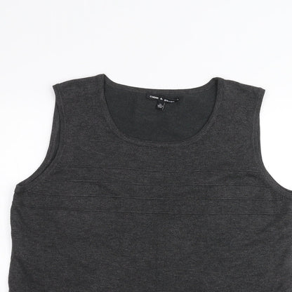 Cable & Gauge Womens Black   Basic Tank Size XL
