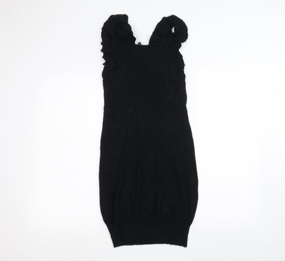 Womens Black   A-Line  One Size