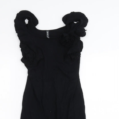 Womens Black   A-Line  One Size
