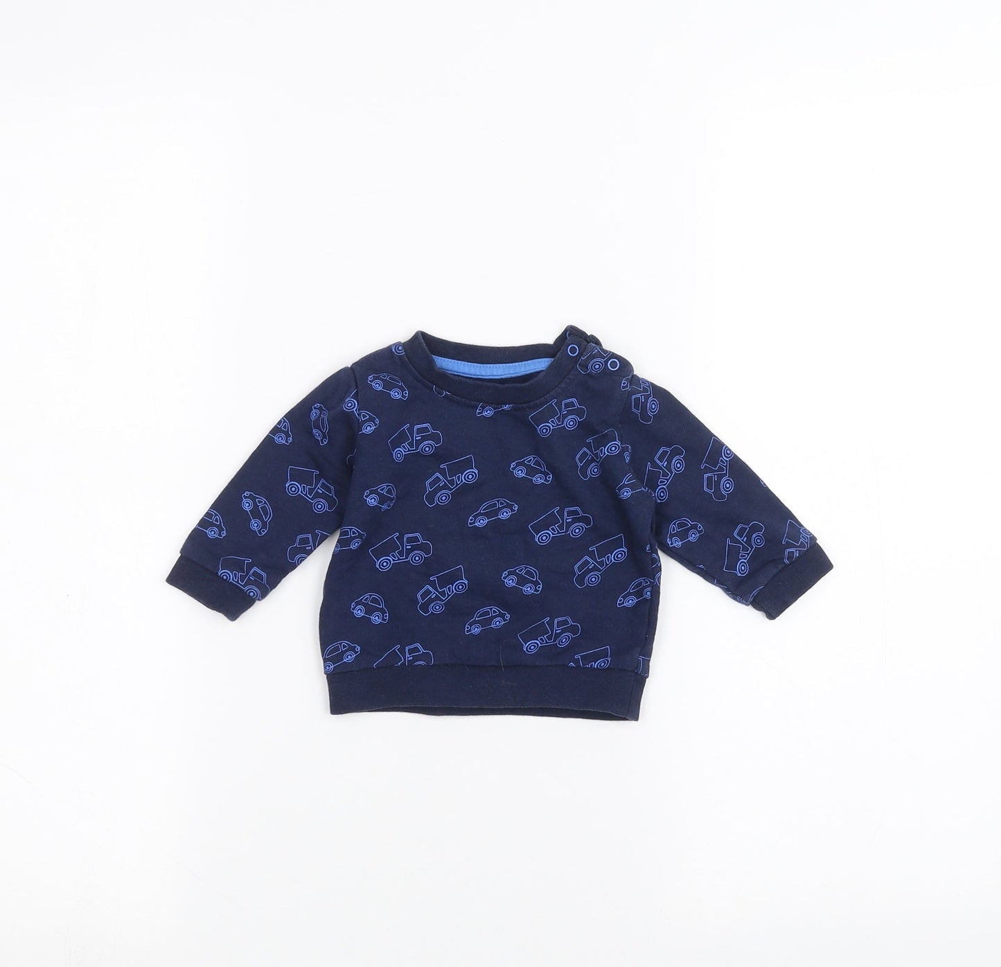Peacocks Baby Blue   Pullover Jumper Size 0-3 Months