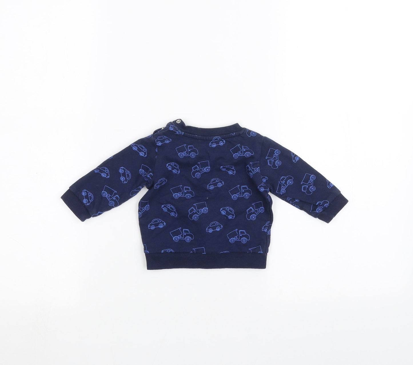 Peacocks Baby Blue   Pullover Jumper Size 0-3 Months