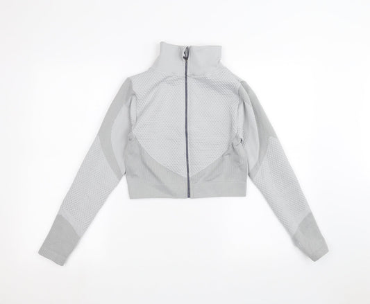 Preworn Girls Grey   Jacket  Size L