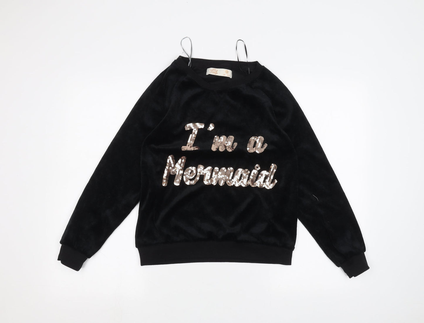 love sleep Womens Black   Pullover Jumper Size S
