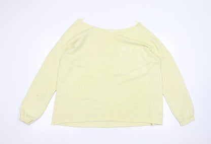 Next Womens Yellow   Pullover Jumper Size L