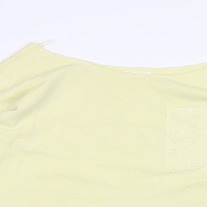 Next Womens Yellow   Pullover Jumper Size L