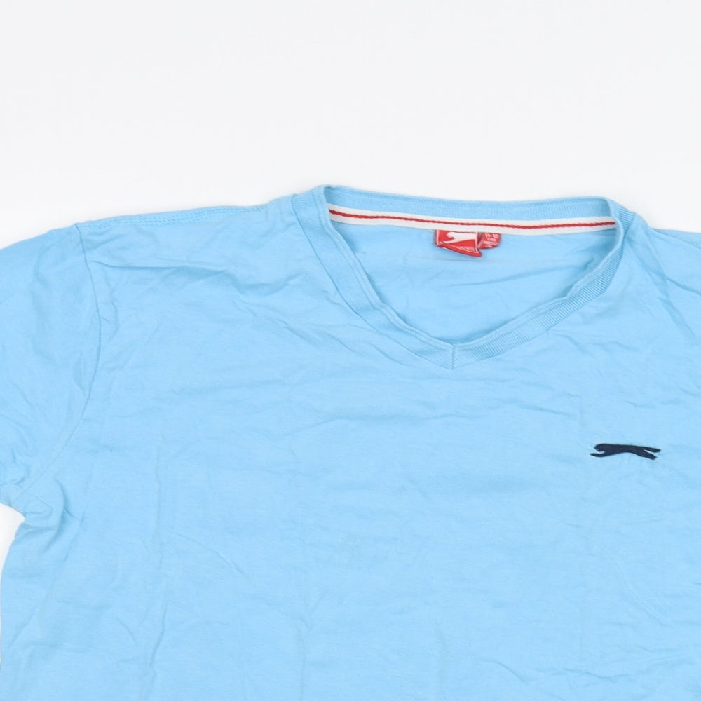 Slazenger Boys Blue   Basic T-Shirt Size 11-12 Years