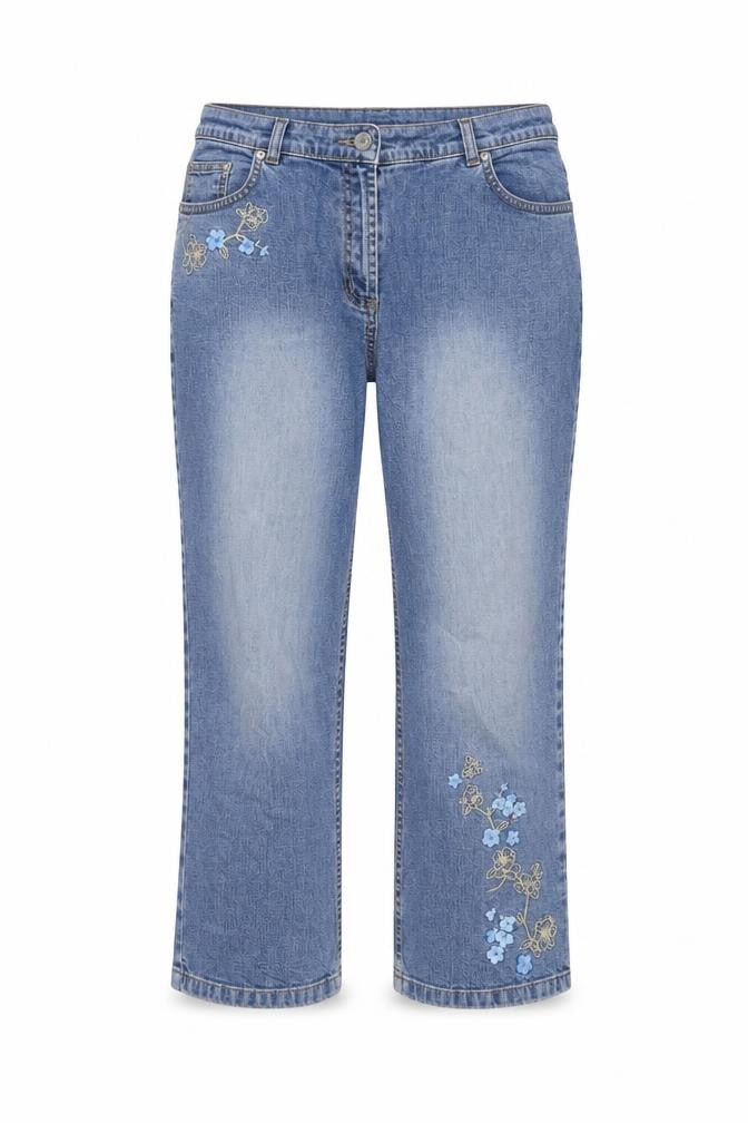 Universal Jeans  Womens Blue   Straight Jeans Size 32 in L22 in - cropped leg