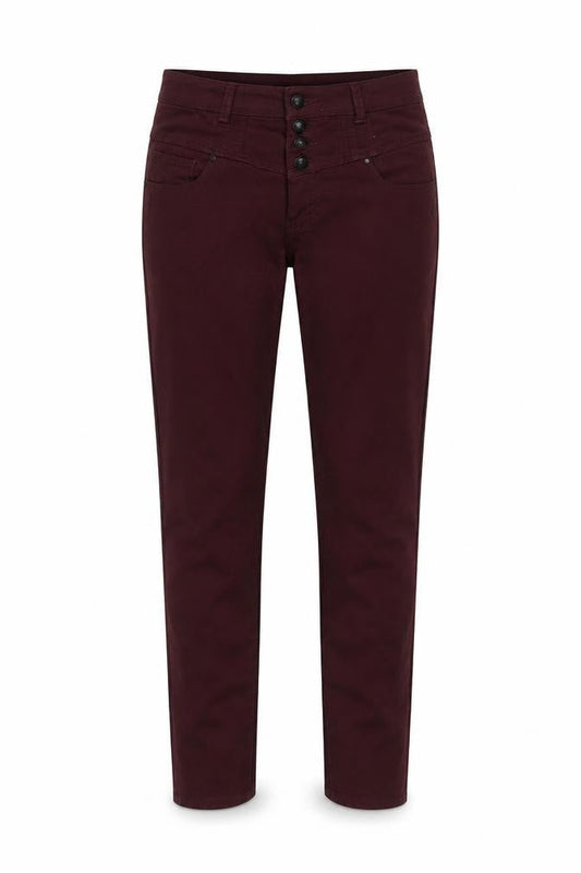 yesyes Womens Red   Skinny Jeans Size 12 L28 in