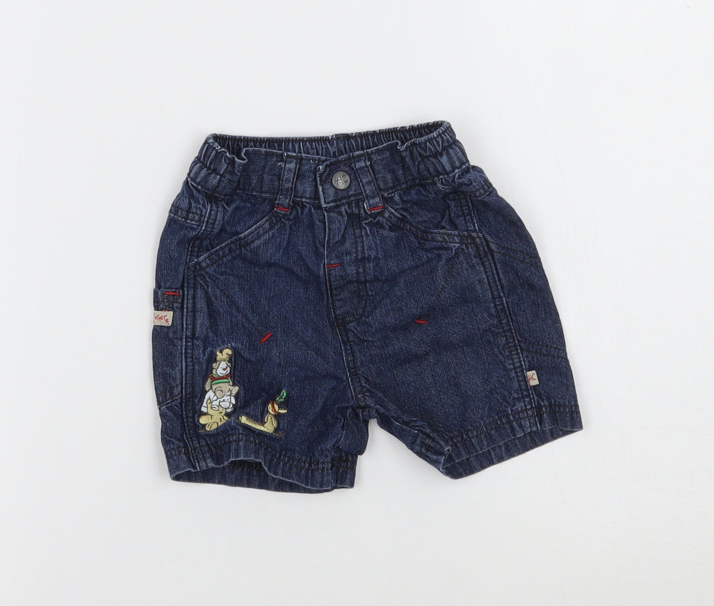 Mothercare Boys Blue   Cropped Jeans Size 0-3 Months