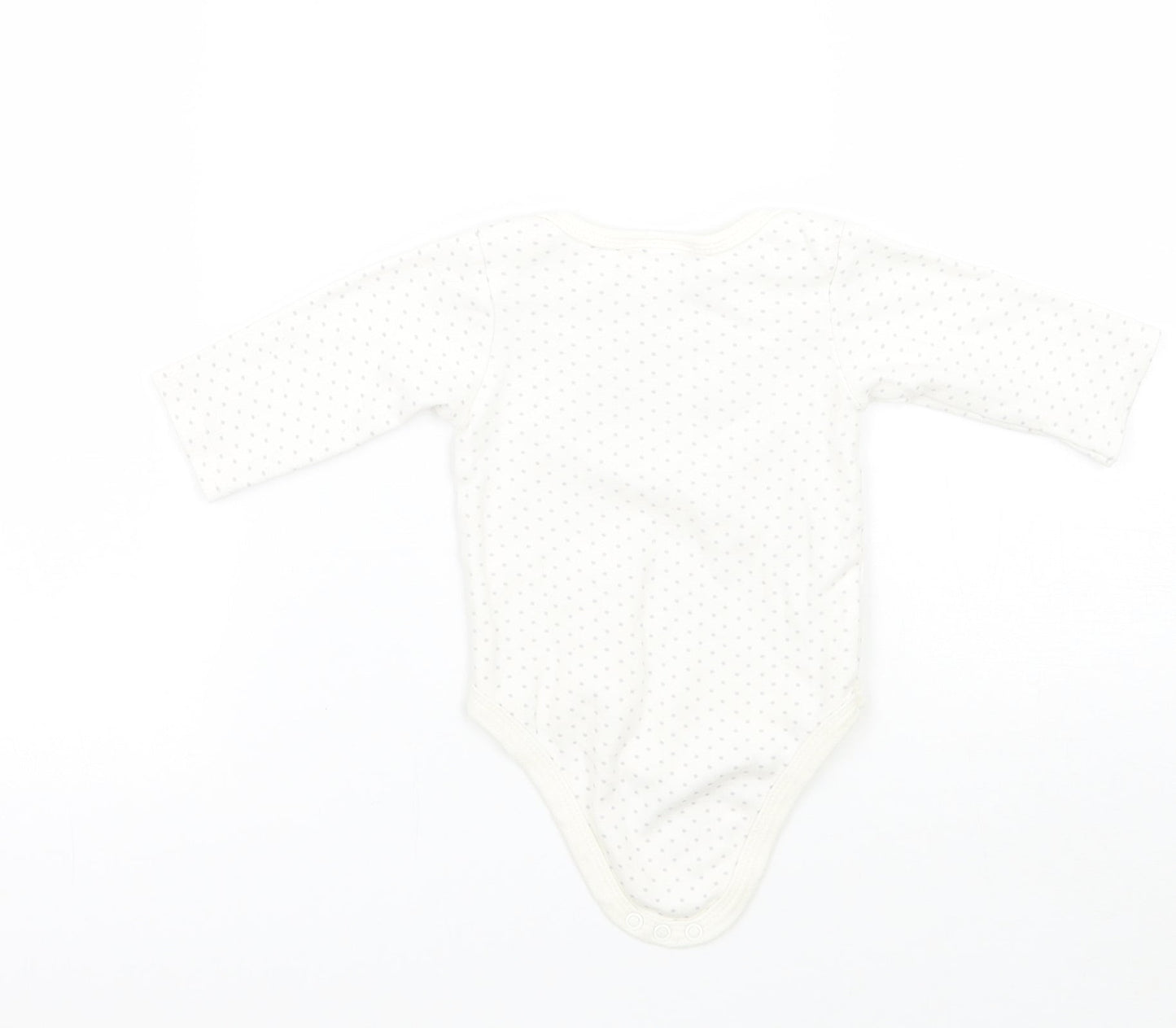 kyle & deena Baby White Polka Dot  Babygrow One-Piece Size 3-6 Months
