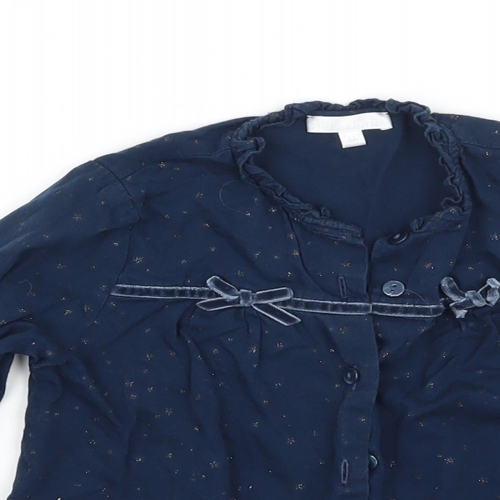 Patachou Girls Blue   Basic Button-Up Size 4 Years