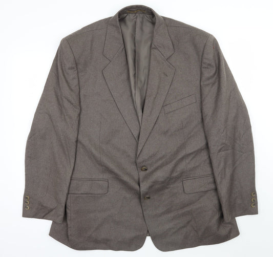 Knights & asprey Mens Brown   Jacket Suit Jacket Size 48