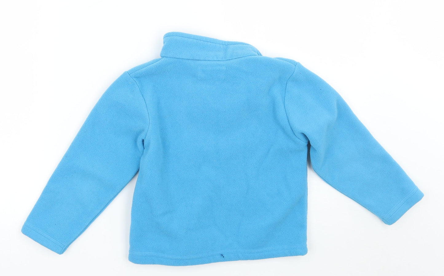 Kids zip Boys Blue   Pullover Jumper Size 2-3 Years