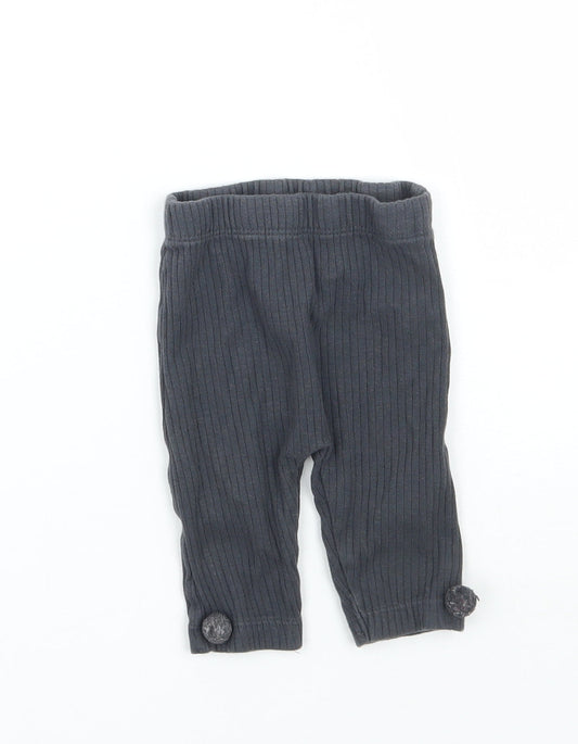 George Girls Grey   Capri Leggings Size 0-3 Months