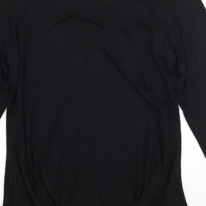 Saloos Womens Black   Basic T-Shirt Size L