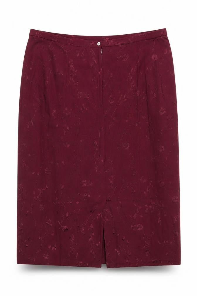 premier collection Womens Red Floral  Straight & Pencil Skirt Size 30