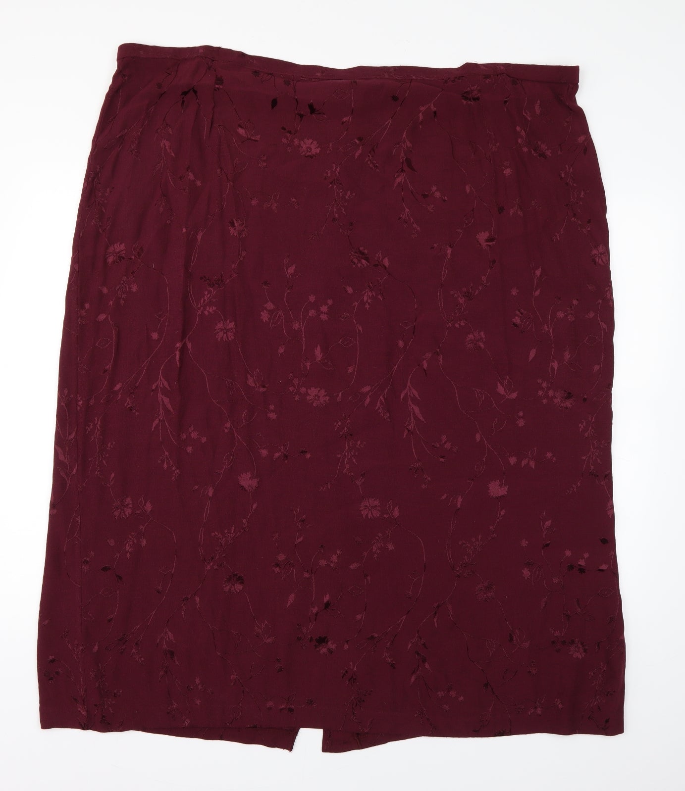 premier collection Womens Red Floral  Straight & Pencil Skirt Size 30
