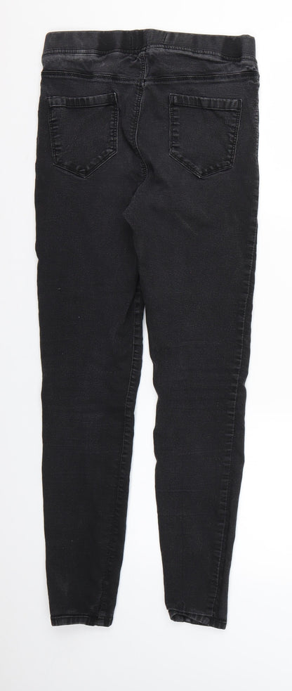 Pep&Co Womens Black   Mom Jeans Size 10 L35 in
