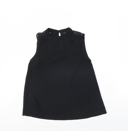 Additional front view of Atmosphere women’s black basic tank, size UK 6