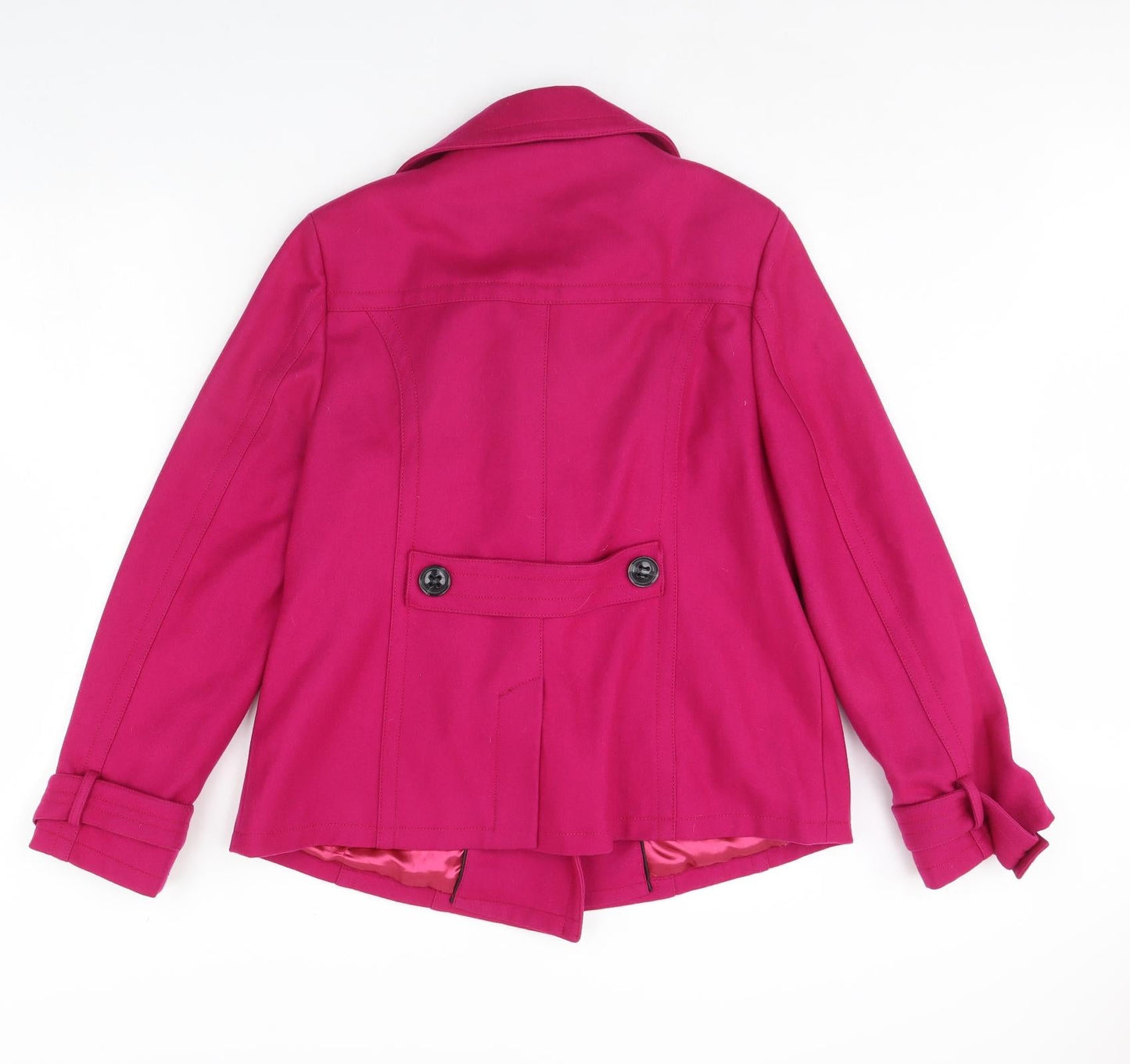 Debenhams Womens Pink   Overcoat Coat Size 14