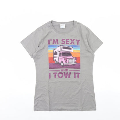 Preworn Womens Grey   Basic T-Shirt Size M