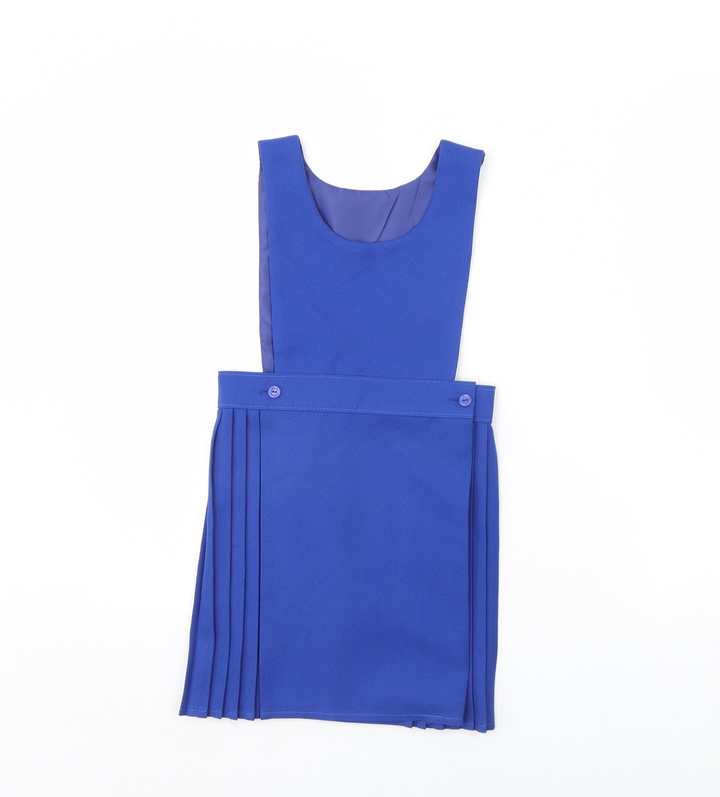 Preworn Girls Blue   Pinafore/Dungaree Dress  Size 5 Years