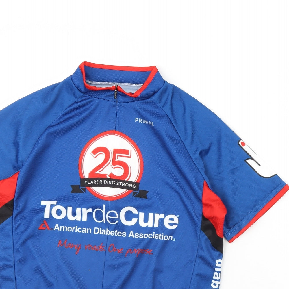 Primal Mens Blue   Basic Casual Size S  - Tour de cure