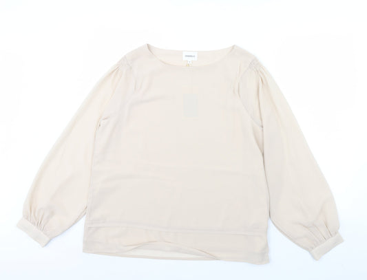 Dranella Womens Beige   Basic Blouse Size XS
