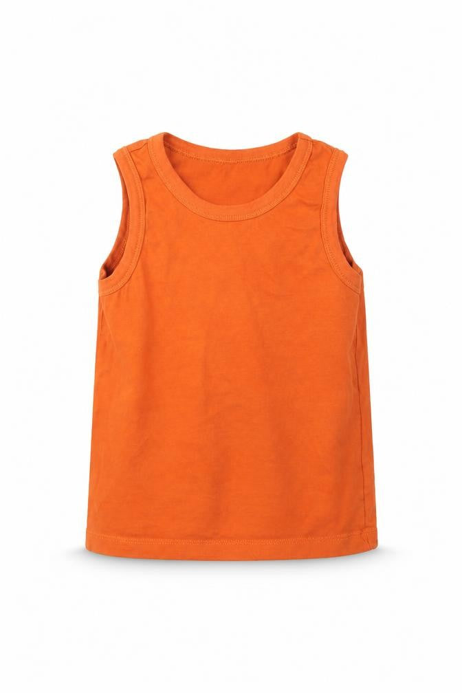 TU Girls Orange   Basic Tank Size 5 Years