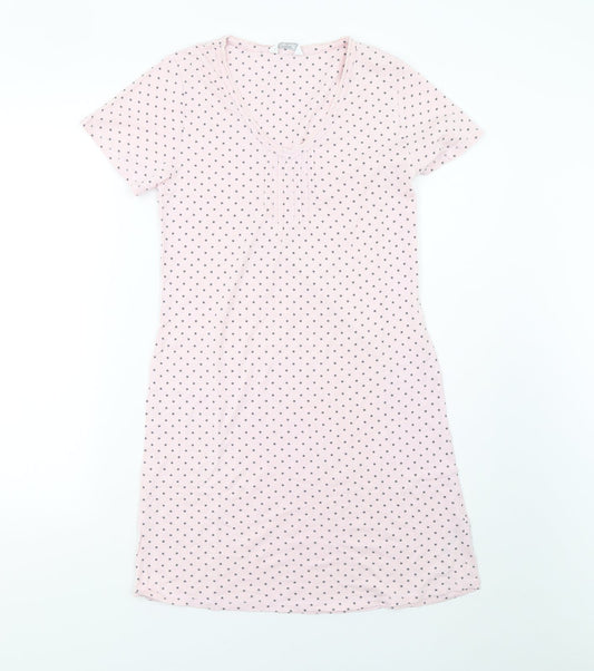 Marks and Spencer Womens Pink Polka Dot   Dress Size 6