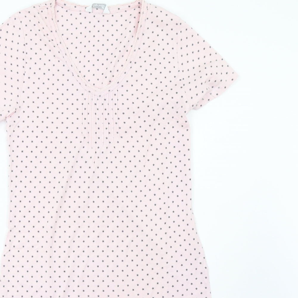 Marks and Spencer Womens Pink Polka Dot   Dress Size 6