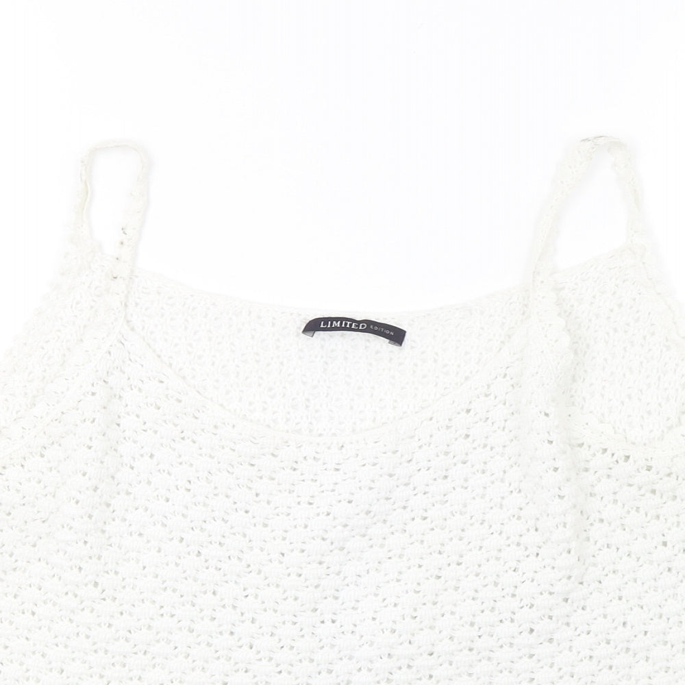 Marks and Spencer Womens White   Basic Tank Size 10