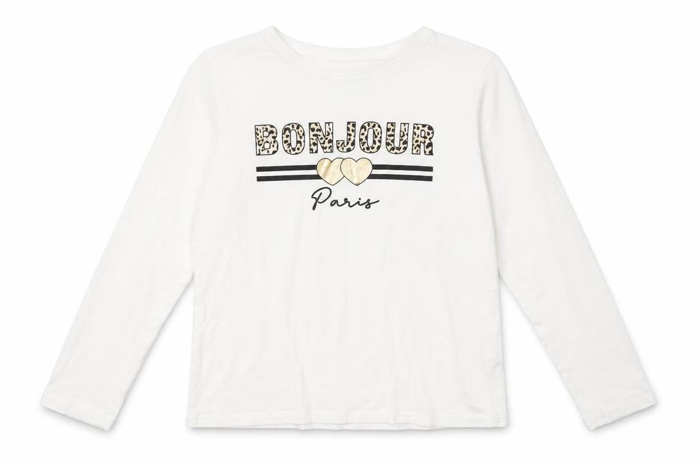 Primark Girls White   Pullover Sweatshirt Size 11-12 Years