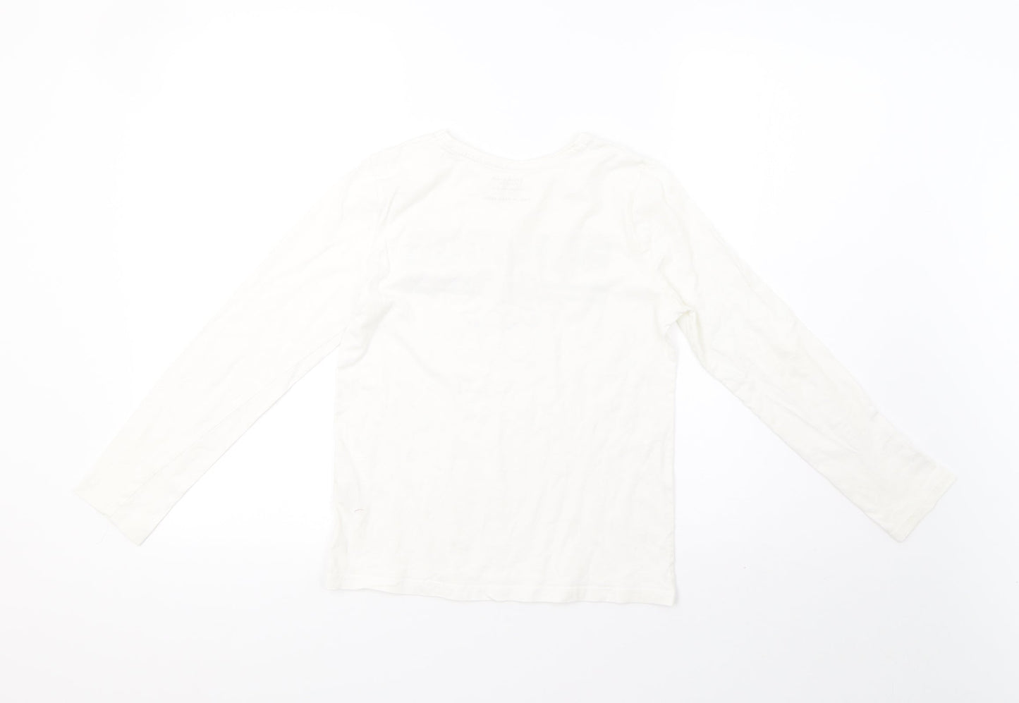 Primark Girls White   Pullover Sweatshirt Size 11-12 Years