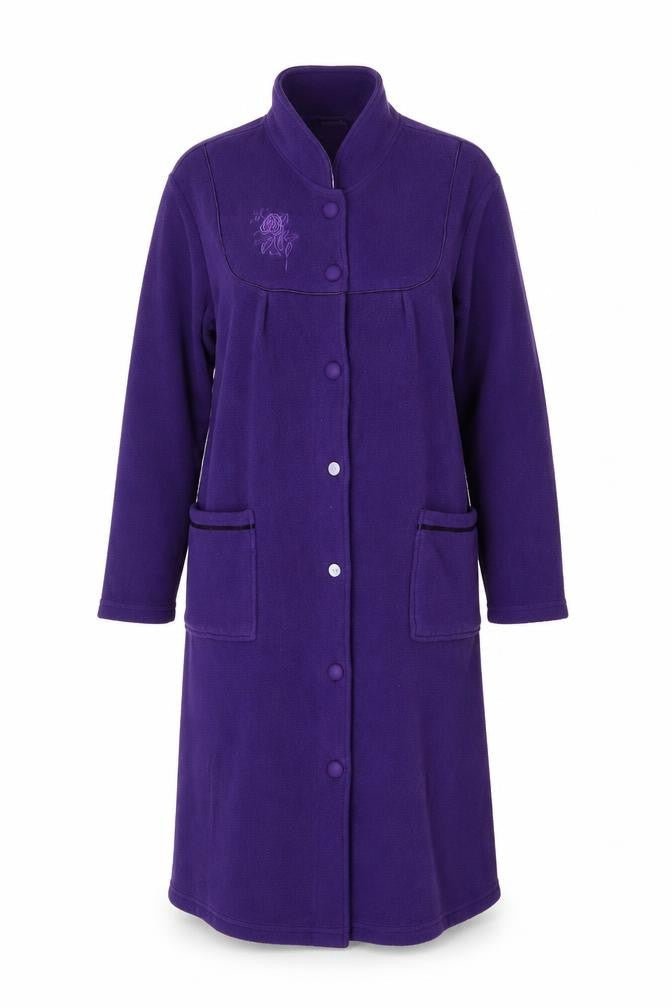 Preworn Womens Purple  Fleece Jacket  Size 12
