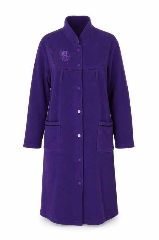 Preworn Womens Purple  Fleece Jacket  Size 12