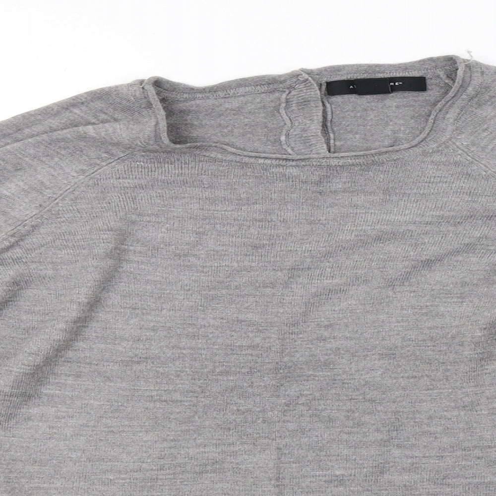 Primark Womens Grey  Knit Pullover Sweatshirt Size 12