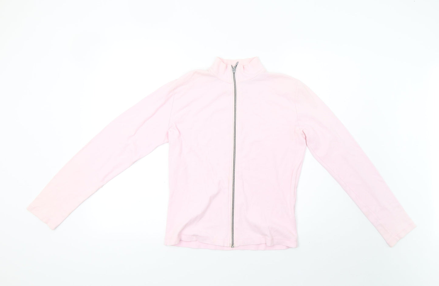 VILA Womens Pink   Full Zip Sweatshirt Size L