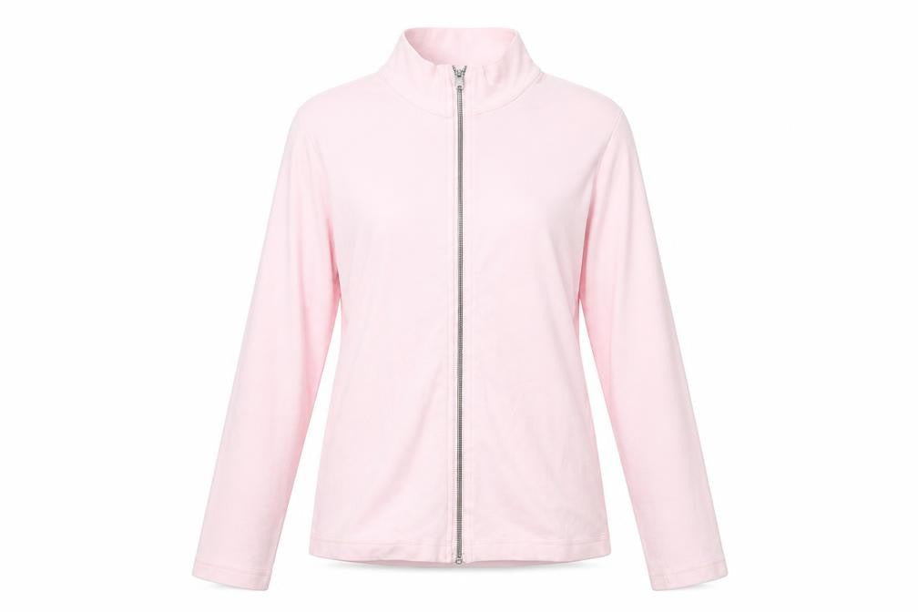 VILA Womens Pink   Full Zip Sweatshirt Size L